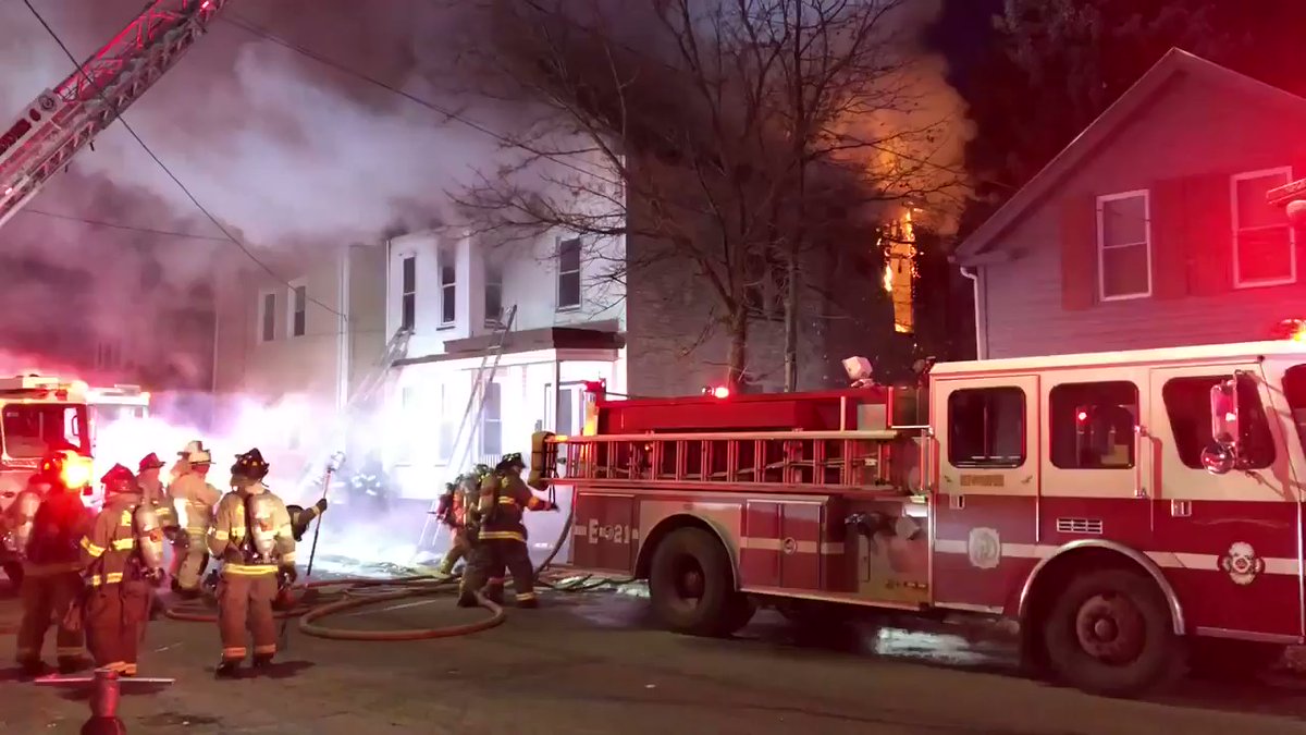 Providence Fire fighter on scene of fire on Geneva St. Firefighters say ...