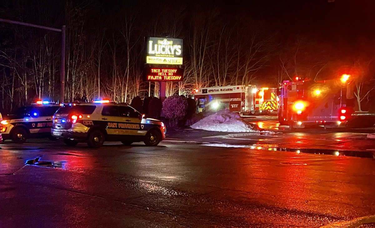 1 person has died after a single car crash near Lucky's Pub at the intersection of Waterman and Warren Ave. on the Seekonk/East Providence