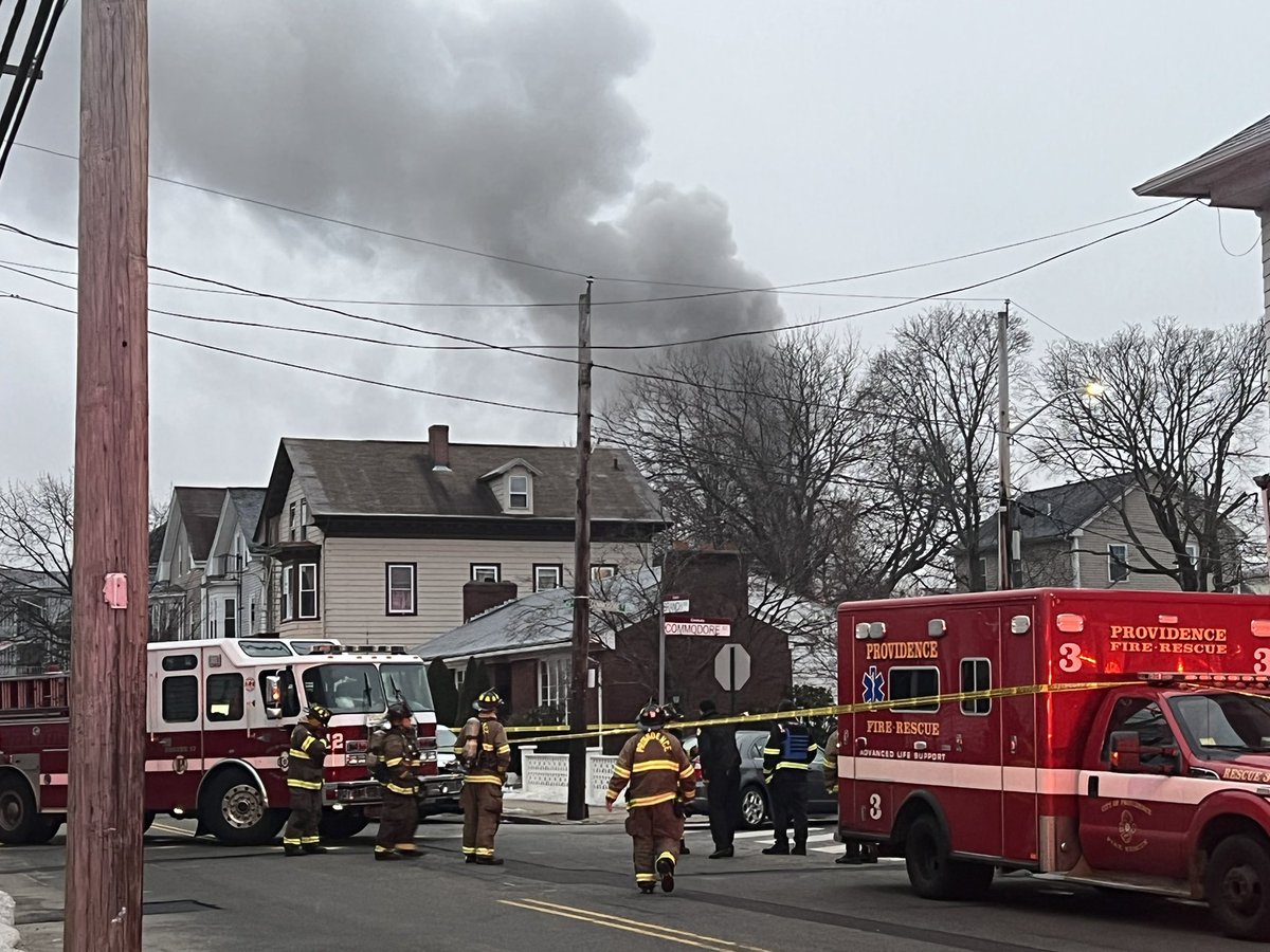 Smoke now filling the air above home.