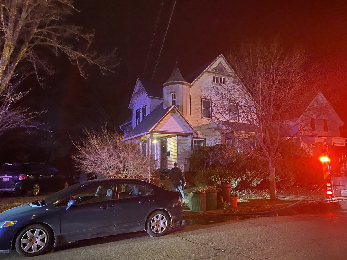 Fire in East Providence on Walnut street