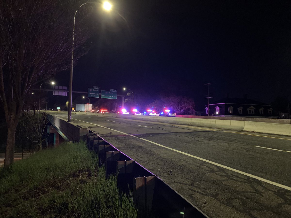 This is what the scene of a shooting on Rt. 10 North looked like a few hours ago. Providence police say a 35 year old man was shot and rushed to the hospital with non-life threatening injuries. Rhode Island State Police investigating