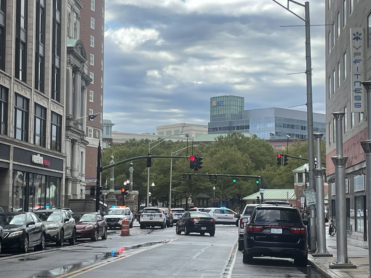 Providence City Hall has been evacuated and several surrounding streets are blocked to drivers  and pedestrians after an alleged threatening phone cal