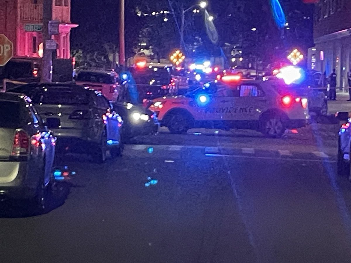 A pursuit that began in Burrillville, RI and crossed into Uxbridge, MA, has ended in Providence, RI with an officer involved shooting outside of the Women and Infants hospital. Three people were in the car at the time. Suspect in critical condition