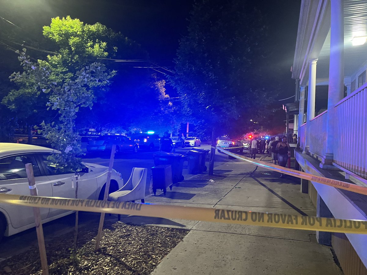 Providence Police have just confirmed that two people have been shot.One person is dead. Unclear the condition of the other victim 