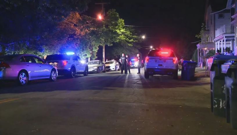 Police are investigating Providence's fourth homicide this year.Chief Oscar Perez says two men were sitting on a park bench when someone approached them and opened fire on Harvard Ave. A 34-year-old man died and a 49-year-old is in critical condition