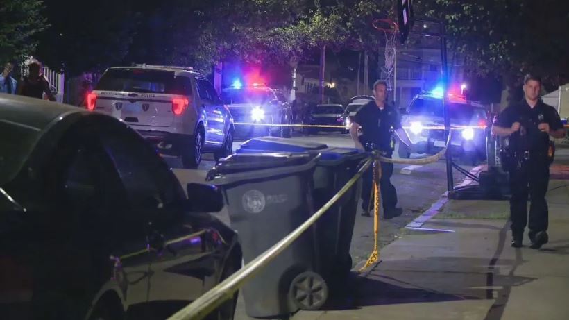Police are investigating Providence's fourth homicide this year.Chief Oscar Perez says two men were sitting on a park bench when someone approached them and opened fire on Harvard Ave. A 34-year-old man died and a 49-year-old is in critical condition