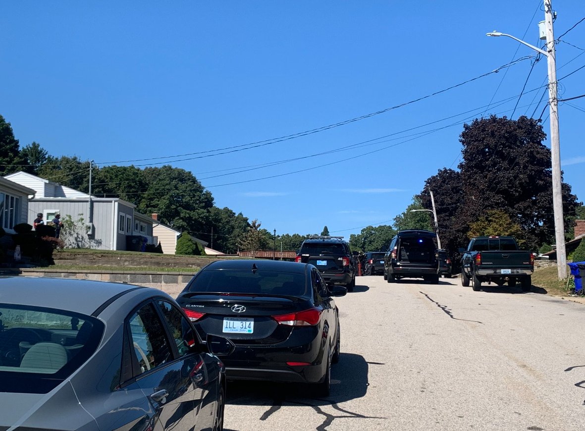 An hours-long standoff has ended in West Warwick