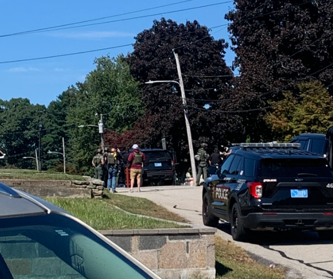 An hours-long standoff has ended in West Warwick