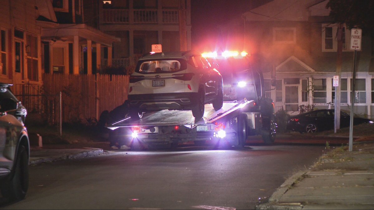 Police scene on Campbell Terrace in Pawtucket