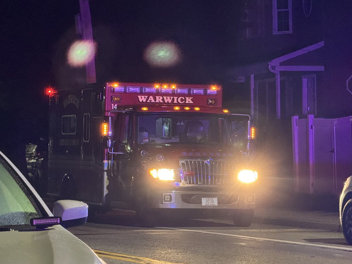 Active police investigation underway on Blake Road in Warwick. Cruisers have it blocked off. One man got out of the back of a police car. Two other people are now with him in an ambulance 