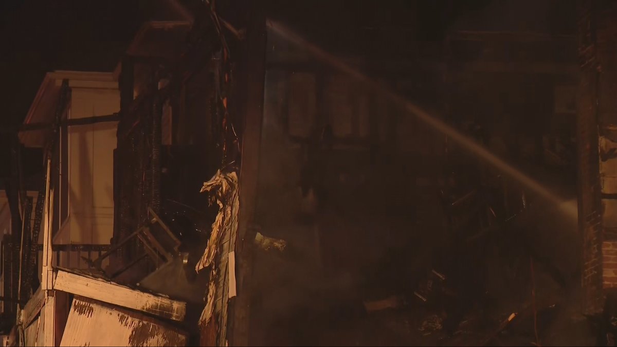 Firefighters responded to an early morning fire at a multifamily home in Providence