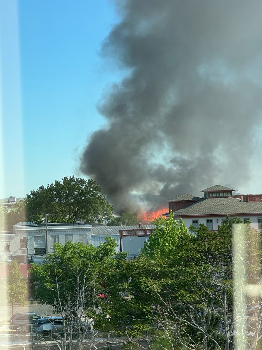 The Providence Fire Department says 10 people were displaced because of the Carpenter Street fire. A few firefighters had to be treated for heat exhaustion